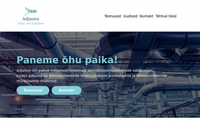 adjustor.ee screenshot