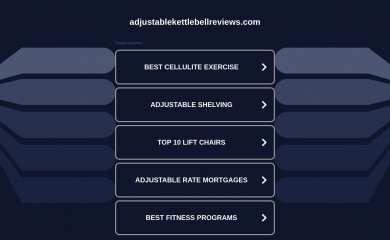 adjustablekettlebellreviews.com screenshot