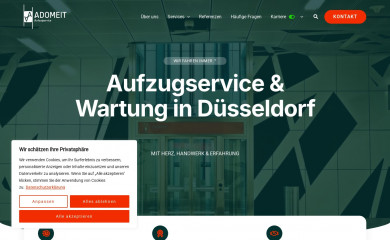 adomeit-aufzugservice.de screenshot
