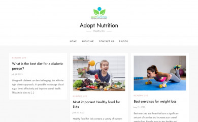 adoptnutrition.com screenshot