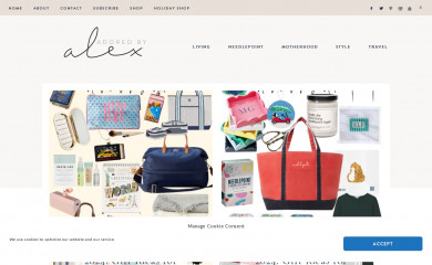 adoredbyalex.com screenshot