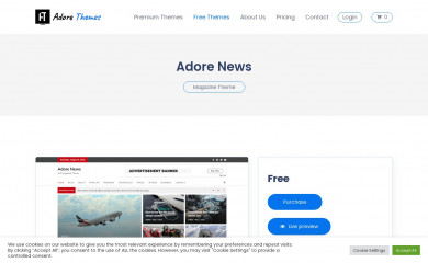 Adore News screenshot