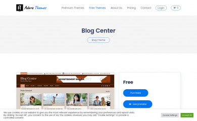 https://adorethemes.com/downloads/blog-center/ screenshot