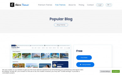 Popular Blog screenshot