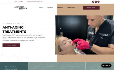 admedicalspa.com screenshot