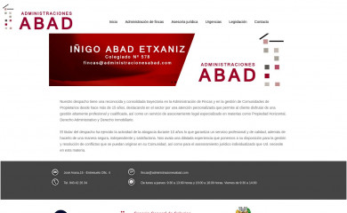 administracionesabad.com screenshot