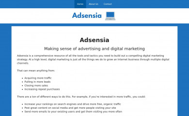 http://www.adsensia.com/ screenshot