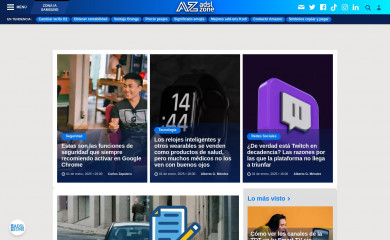 https://www.adslzone.net/ screenshot