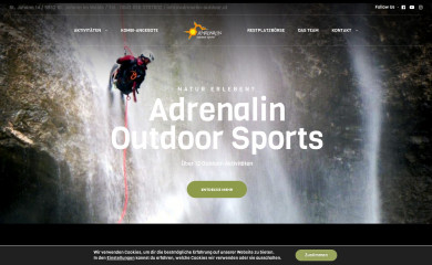 adrenalin-outdoor.at screenshot