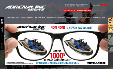 adrenalinemontmagny.ca screenshot
