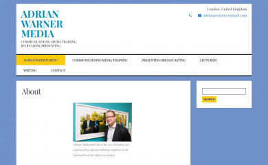 adrianwarnermedia.com screenshot