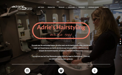 adrieshairstyling.nl screenshot