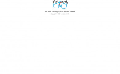 http://adwordsnerds.wpengine.com screenshot