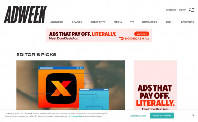https://adweek.com screenshot