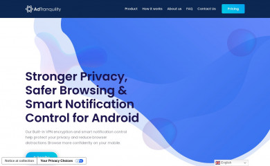 adtranquility.com screenshot