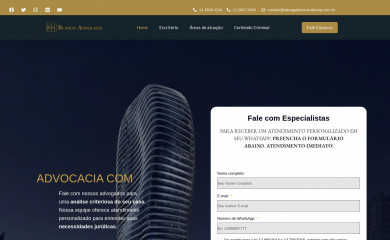 advogadocriminalemsp.com.br screenshot