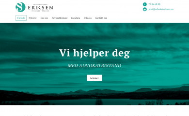 advokateriksen.no screenshot