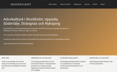 advokatlaget.se screenshot
