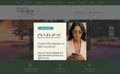 advanced-vision-care.com screenshot