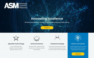 advancedscientificmaterials.com screenshot