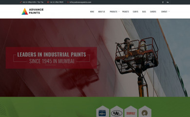 advancepaints.com screenshot