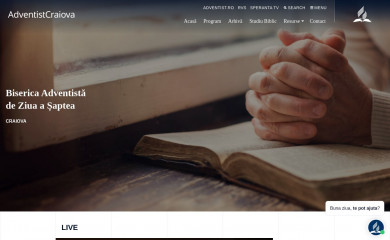 adventistcraiova.ro screenshot
