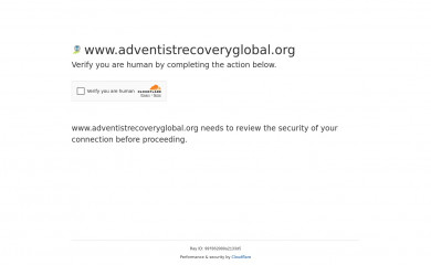 adventistrecoveryglobal.org screenshot