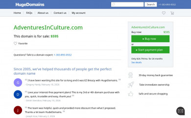 adventuresinculture.com screenshot