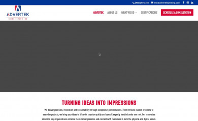 advertekprinting.com screenshot