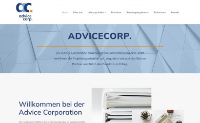 advicecorp.de screenshot