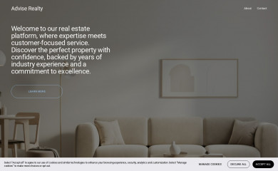 adviserealty.com screenshot