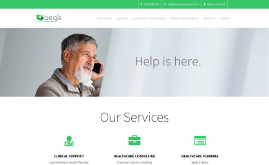 aegiscareadvisors.com screenshot