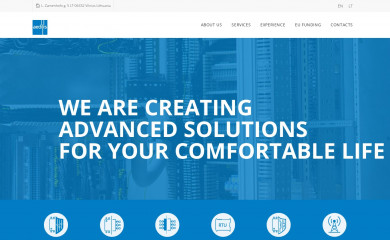 aedilis.lt screenshot