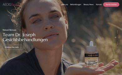 aedisbeauty.de screenshot