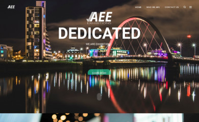 aeeexhibitions.com screenshot