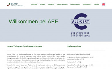 aef-tech.de screenshot