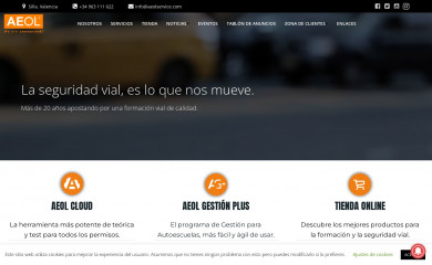 aeolservice.es screenshot