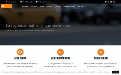aeolservice.es screenshot