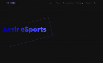 aesir-esports.de screenshot