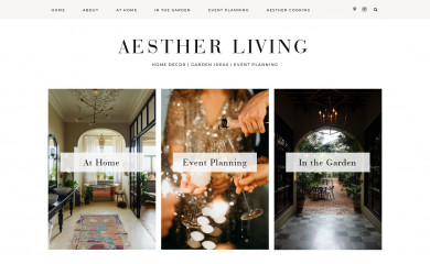 aestherliving.com screenshot