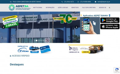 aepetba.org.br screenshot