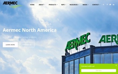 aermec.us screenshot
