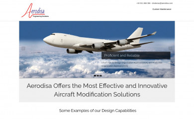 aerodisa.com screenshot