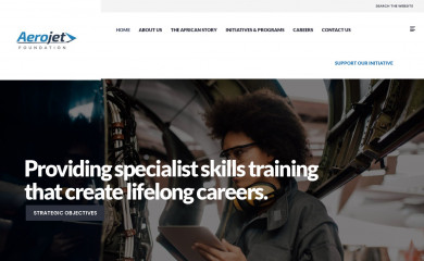 aerojetfoundation.org screenshot