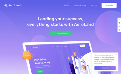 http://aeroland.thememove.com/ screenshot