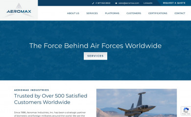 aeromax.com screenshot