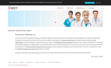 aerzteverein-bottrop.de screenshot