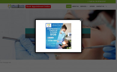 afford2smile.com.au screenshot