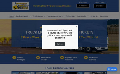 affordabletruckschool.com.au screenshot