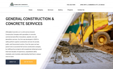 affordableconcretellc.com screenshot